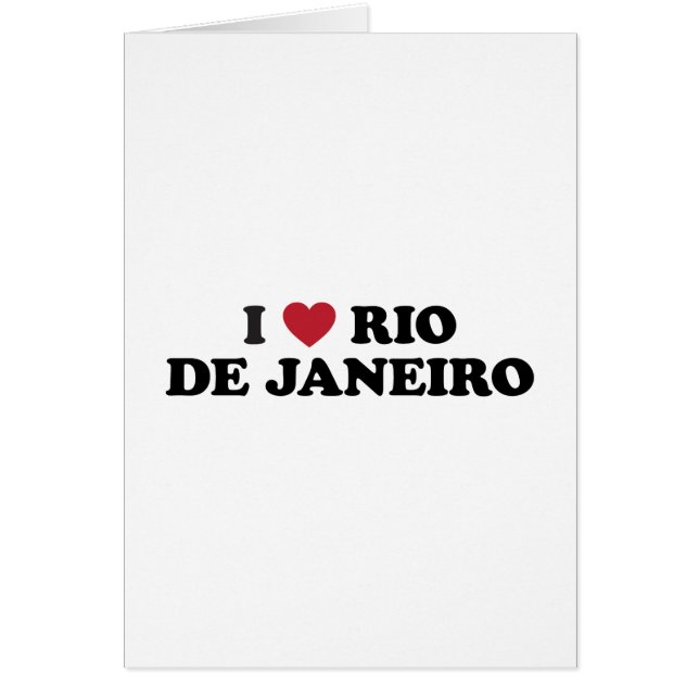 I Heart Rio de Janeiro Brazil (Front)