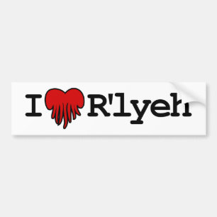 I Heart R'lyeh Bumper Sticker