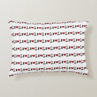 I Heart Ruth Bader Ginsburg Portrait Decorative Cushion