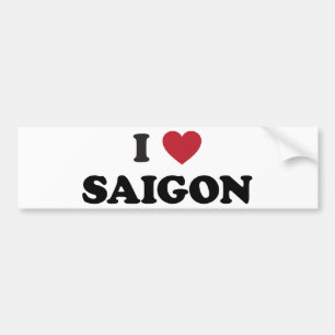 I Heart Saigon Vietnam Ho Chi Minh City Bumper Sticker