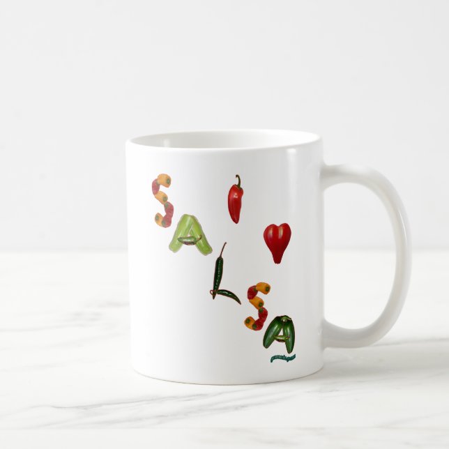I Heart Salsa Coffee Mug (Right)