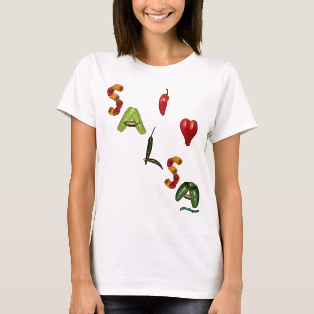 I Heart Salsa T-Shirt (Front)