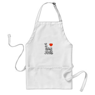 I Heart San Jose Standard Apron