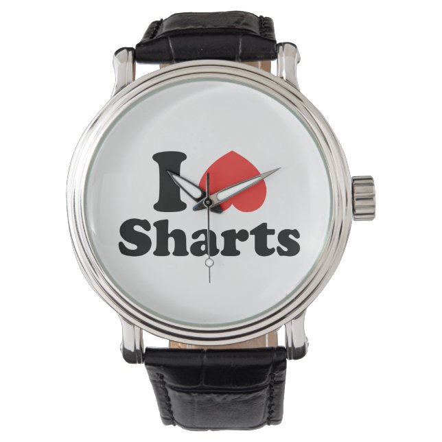 I Heart Sharts Watch (Front)