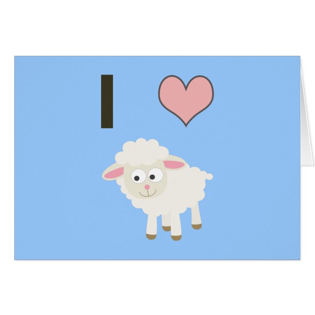I heart Sheep (Front Horizontal)