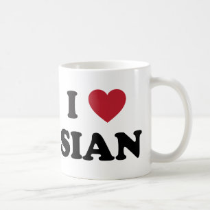 I Heart Sian China Coffee Mug