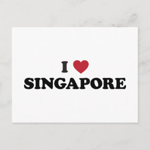I Heart Singapore Postcard