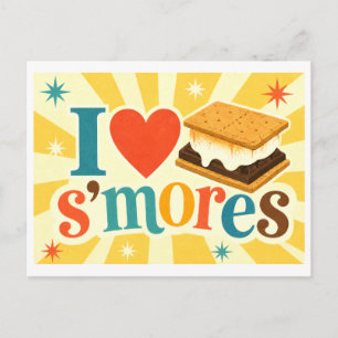 "I [Heart] S'mores" Postcard