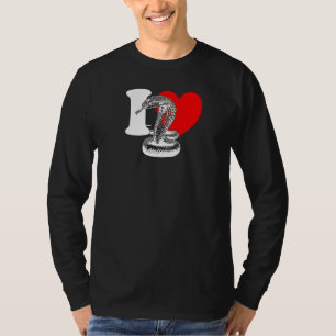 I Heart Snakes - Cute I Love Snakes, Snake Lover P T-Shirt