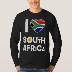 I Heart South Africa  Flag I Love South Africa T-Shirt