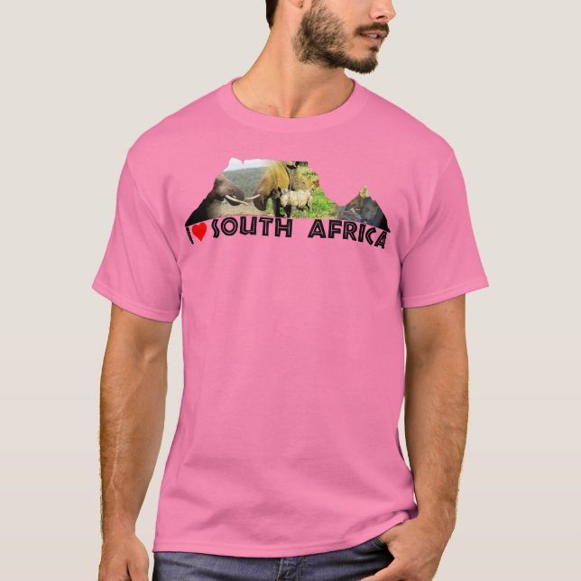 I Heart South Africa Table Mountain T-Shirt (Front)