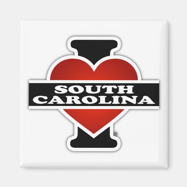 I Heart South Carolina Magnet (Front)