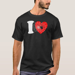 I Heart Spiders - Funny I Love Spiders, Funny Spid T-Shirt