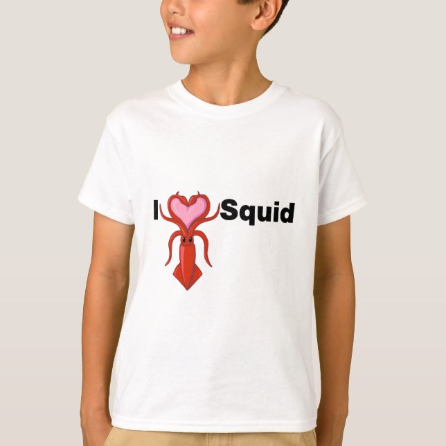 I Heart Squid T-Shirt (Front)