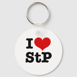 I Heart St. Paul / St. Peter Key Ring