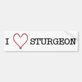 I [Heart] Sturgeon Bumper Sticker