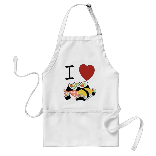 I heart Sushi Standard Apron (Front)
