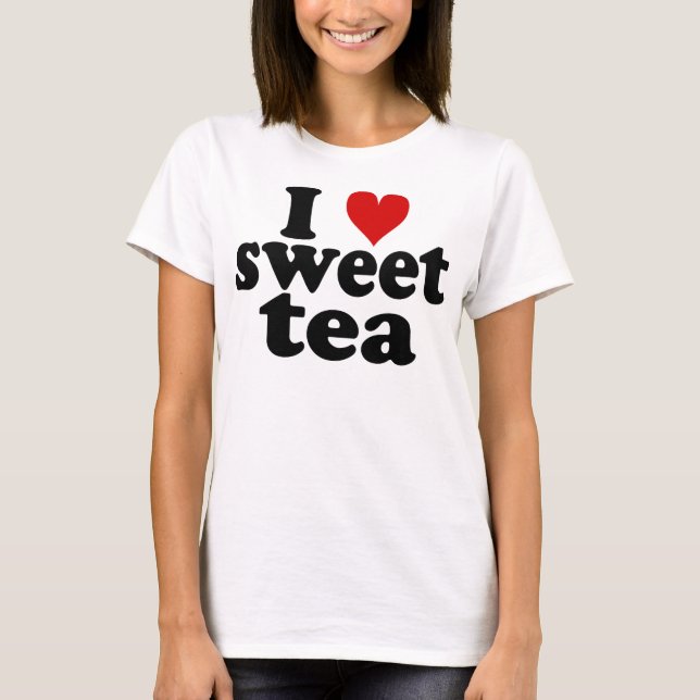 I Heart Sweet Tea T-Shirt (Front)