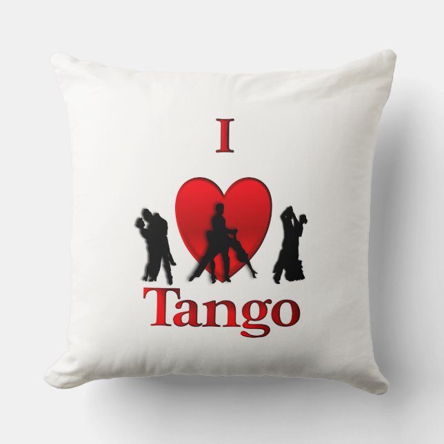 I Heart Tango Cushion (Front)