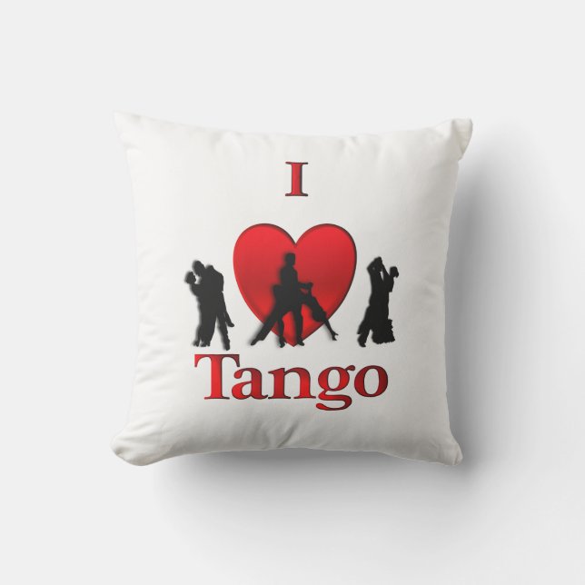 I Heart Tango Cushion (Front)