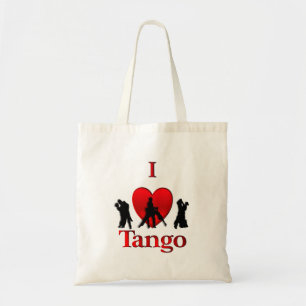 I Heart  Tango Dance Design Tote Bag