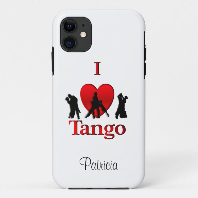 I Heart Tango Personalised Case-Mate iPhone Case (Back)