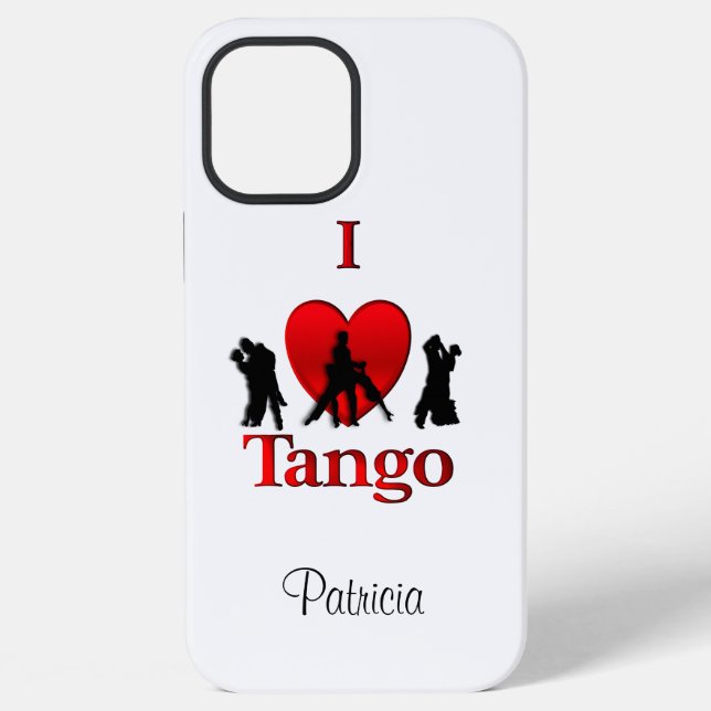 I Heart Tango Personalised iPhone Case (Back)