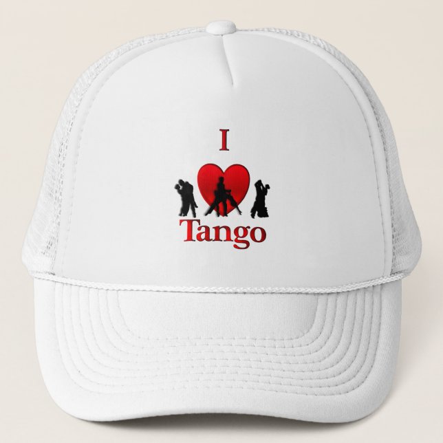 I Heart Tango Trucker Hat (Front)