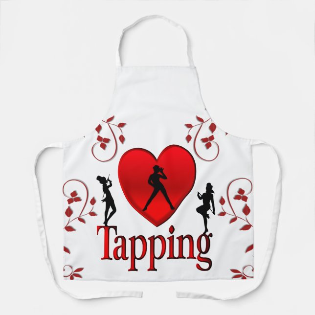 I Heart Tap Dance Apron (Front)