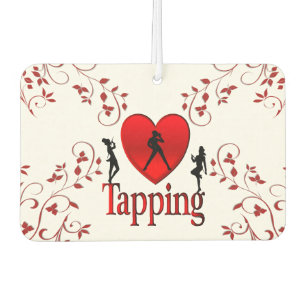 I Heart Tap Dance Car Air Freshener