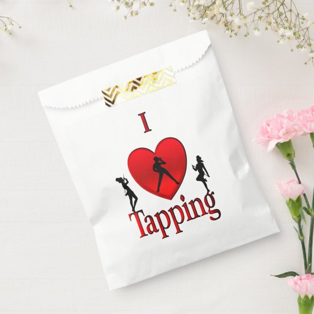 I Heart Tap Dance Favour Bags (Sealed)