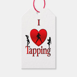 I Heart Tap Dance Gift Tags