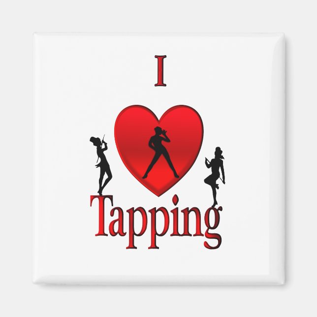 I Heart Tap Dance Magnet (Front)