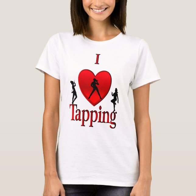 I Heart Tap Dance T-Shirt (Front)