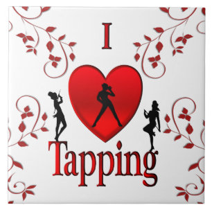 I Heart Tap Dance Tile