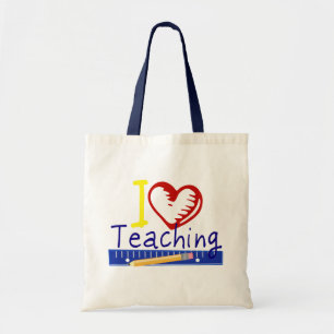 I (Heart) Teaching Tote Bag