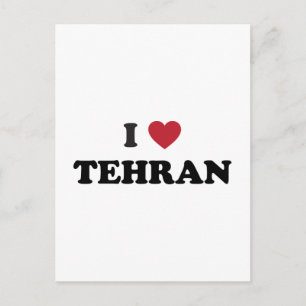 I Heart Tehran Iran Postcard