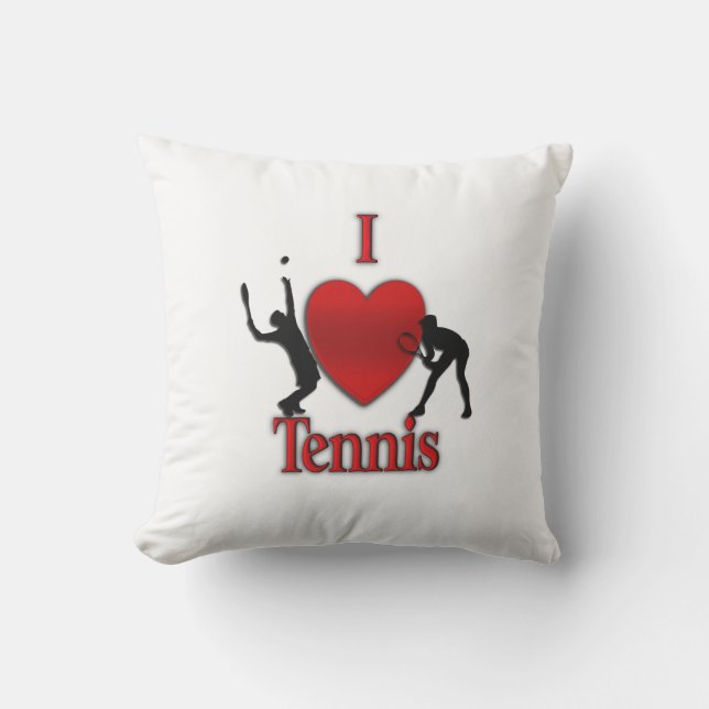 I Heart Tennis Cushion (Front)