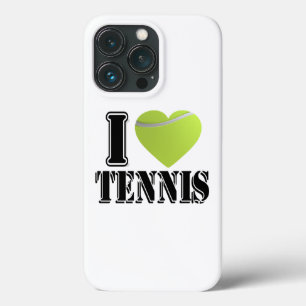I heart tennis I love tennis iPhone 13 Pro Case