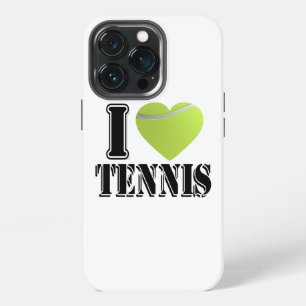I heart tennis I love tennis iPhone 13 Pro Case