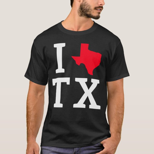 I Heart Texas  I Love Texas Premium T-Shirt (Front)