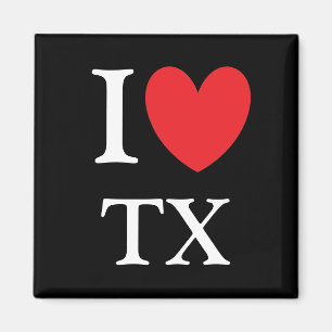 I Heart Texas Magnet