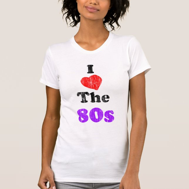 I Heart the 80s Vintage T-Shirt (Front)