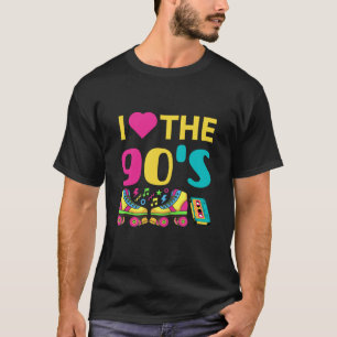 I Heart The 90 S, vintage retro 90s outfit T-Shirt
