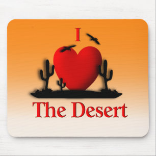 I Heart The Desert Mouse Pad