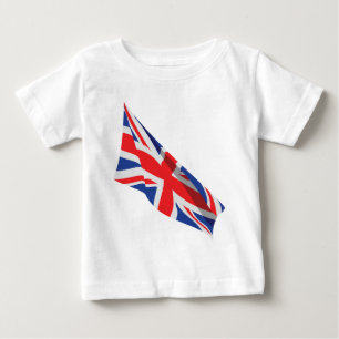 I Heart the UK/Union Jack Flag Baby T-Shirt