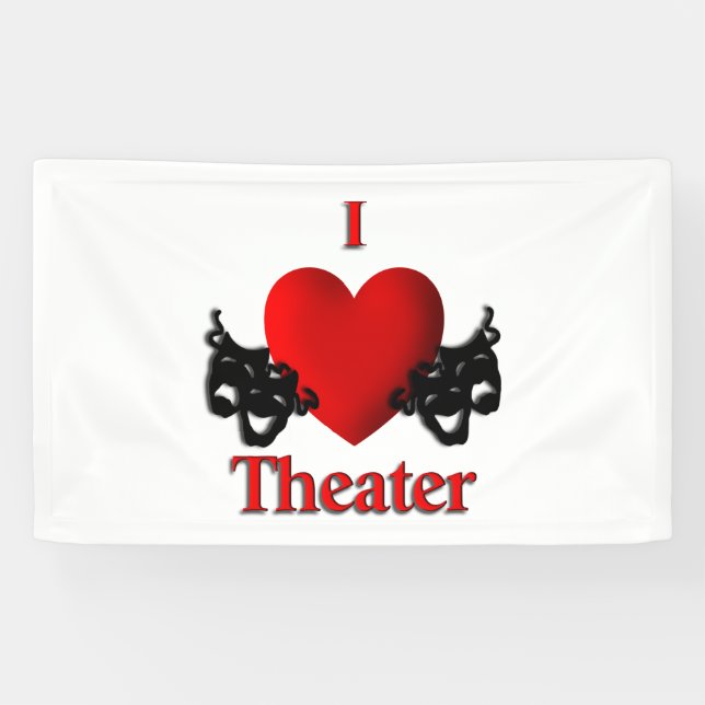 I Heart Theatre Banner (Horizontal)