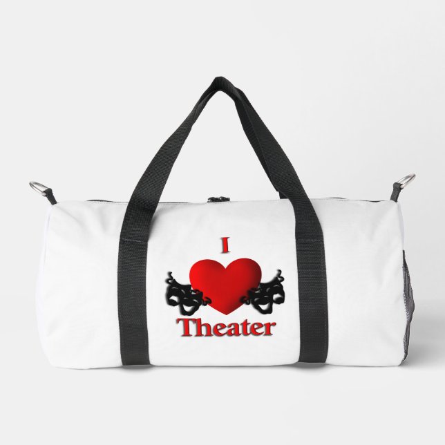 I Heart Theatre Duffle Bag (Front)