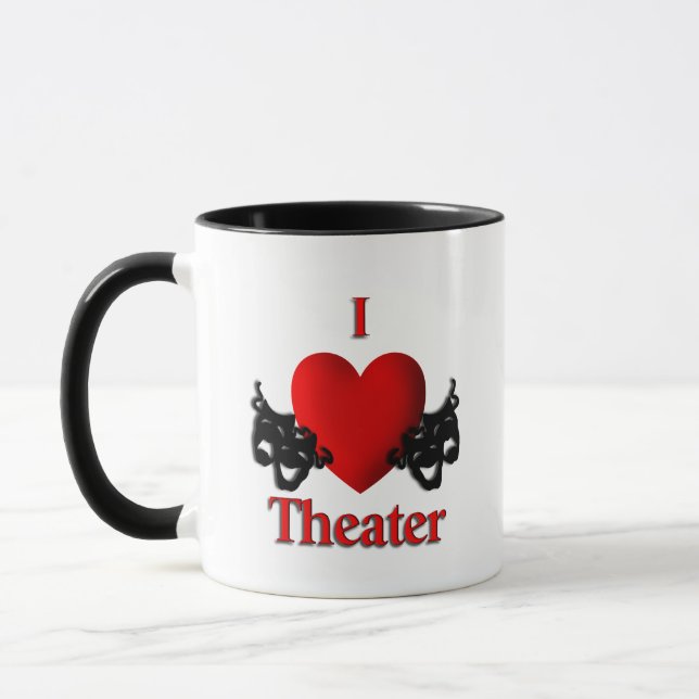 I Heart Theatre Mug (Left)