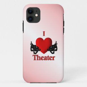 I Heart Theatre Pink Case-Mate iPhone Case